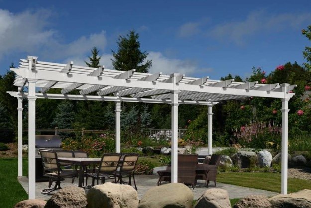 Vita 12'x24' Regency Grande Vinyl Pergola