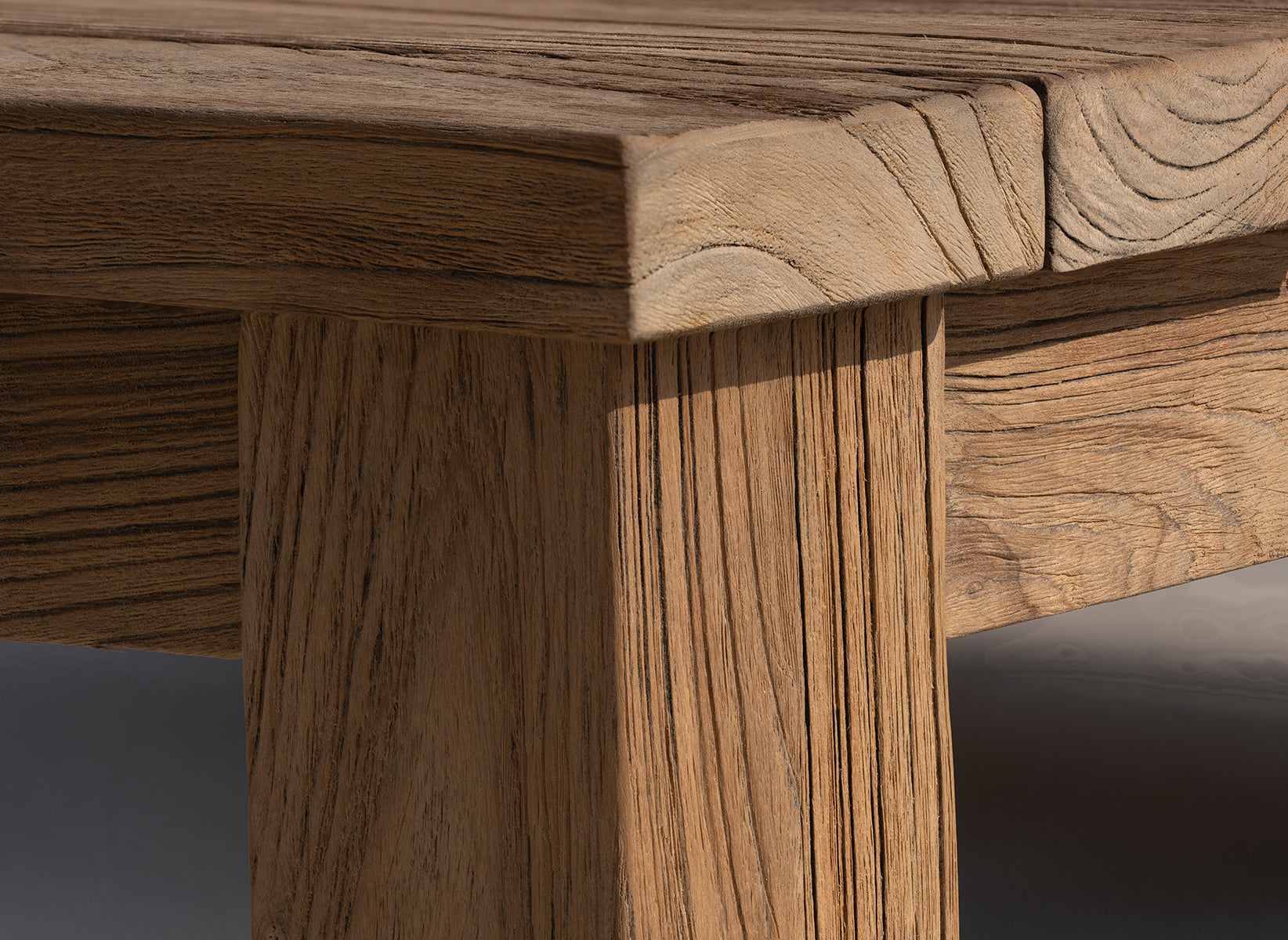 Kingsley Bate Tuscany Teak Console Table in Rustic