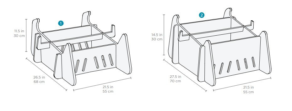 LEDGE Signature Chaise Deep Riser