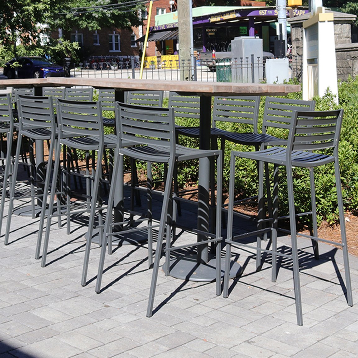 Emu Segno Outdoor/Indoor Stacking Barstool