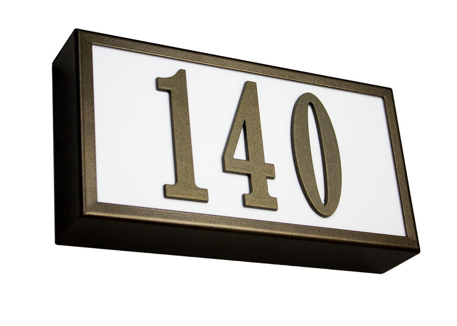 Serrano Lighted Address Plaque