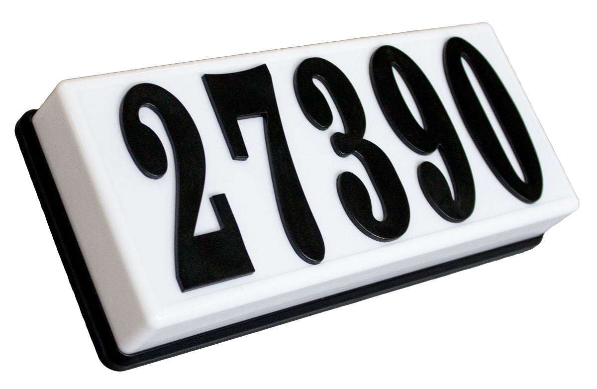 Serrano Classic Lighted Address Plaque