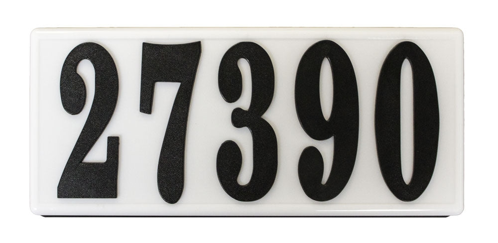 Serrano Classic Lighted Address Plaque