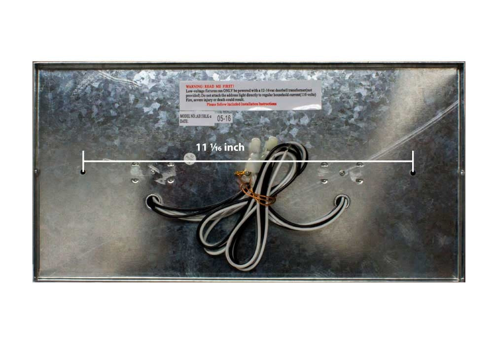 Serrano XL Lighted Address Plaque