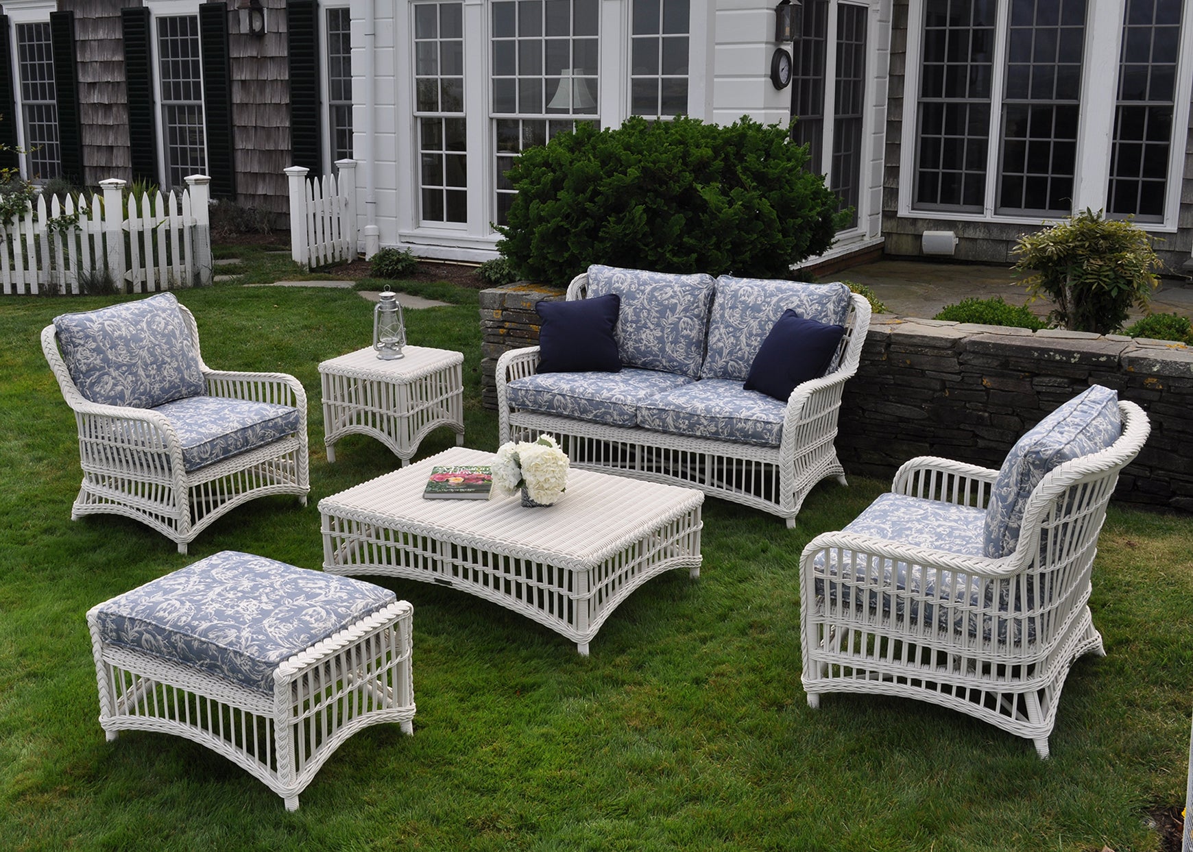 Kingsley Bate Chatham Wicker Lounge Chair