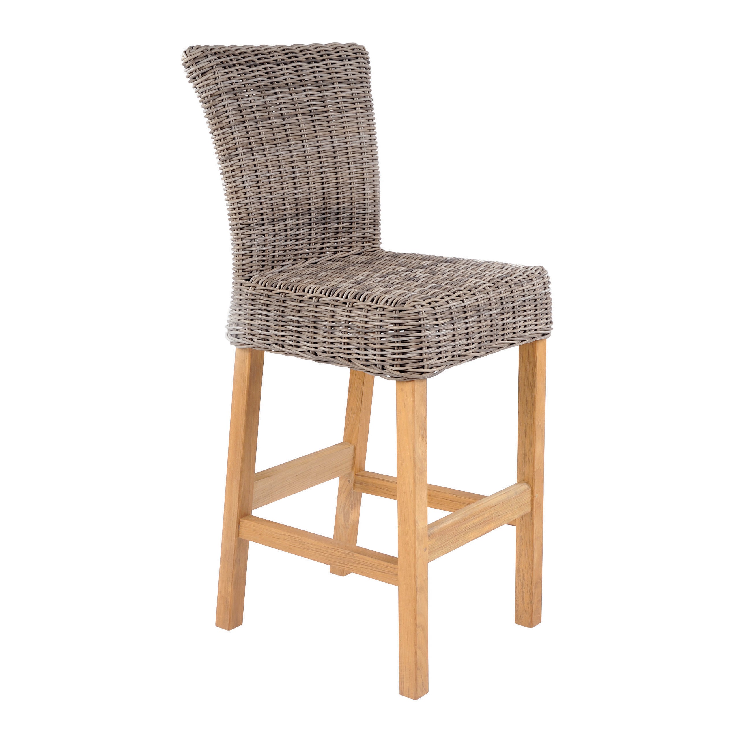 Sag Harbor Woven Armless Bar Stool