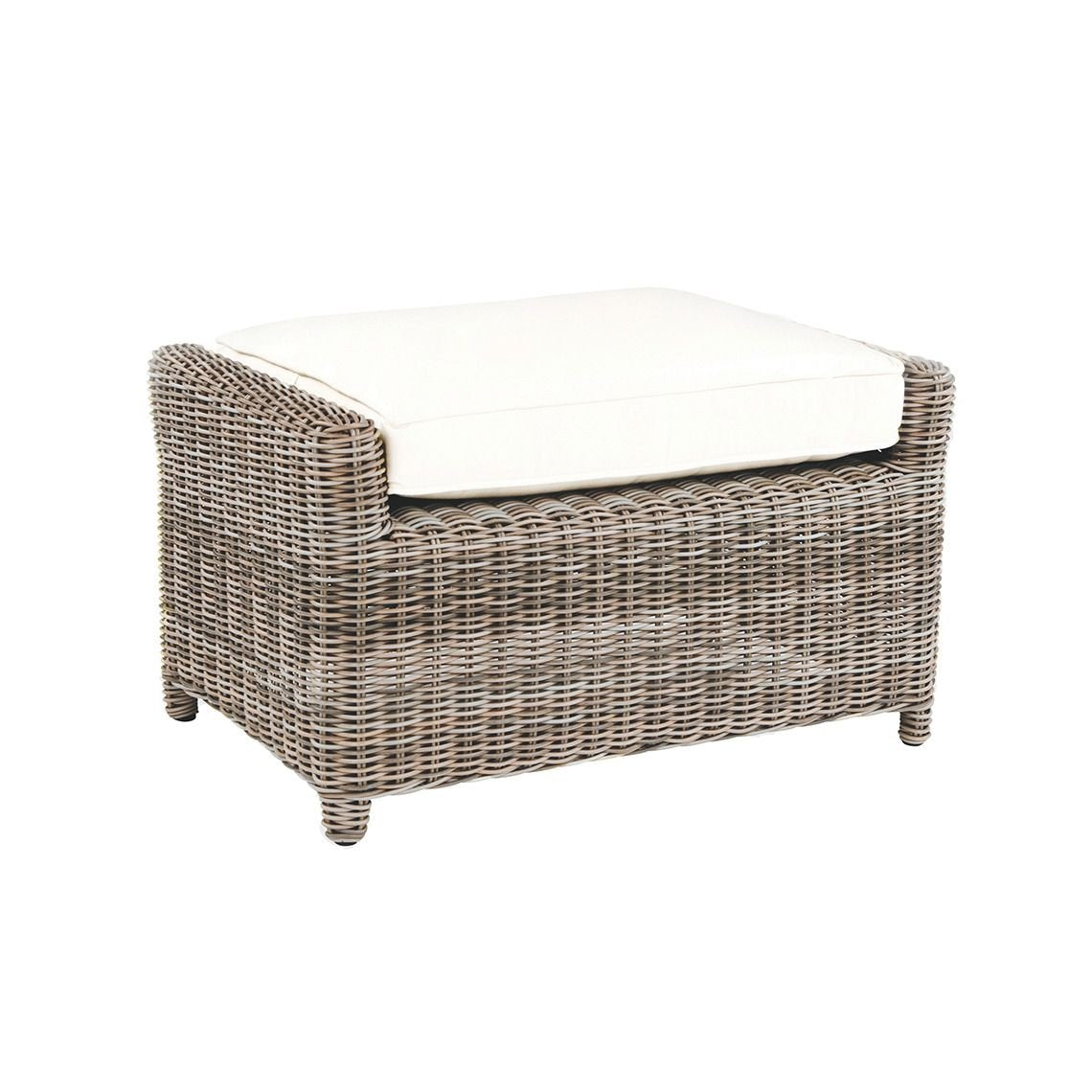 Sag Harbor Deep Seating Ottoman in Driftwood