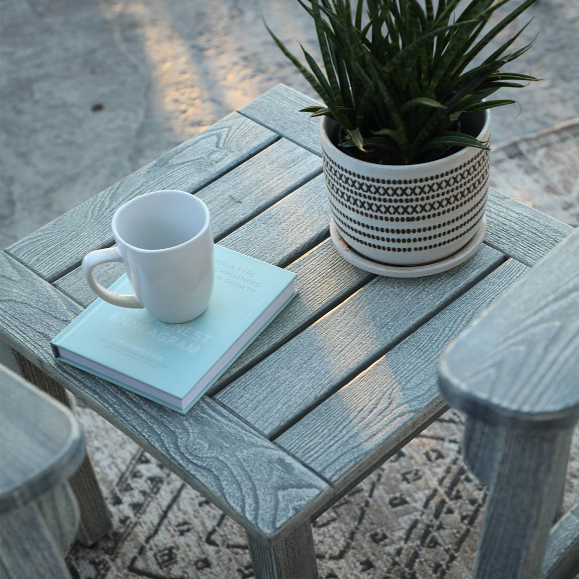 Americana Side Table - Weathered Grey