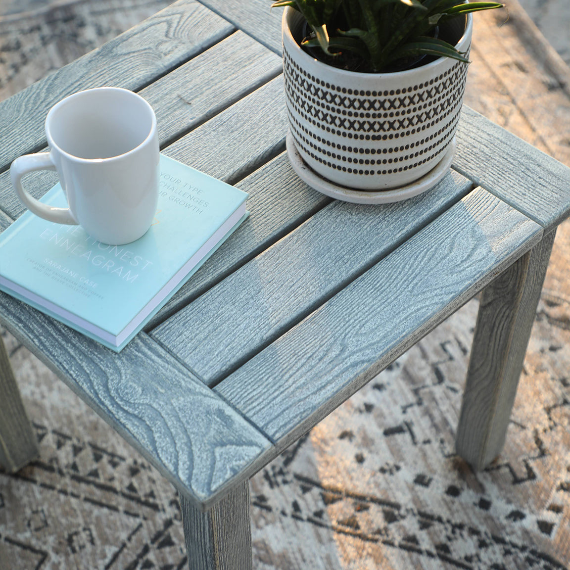 Americana Side Table - Weathered Grey