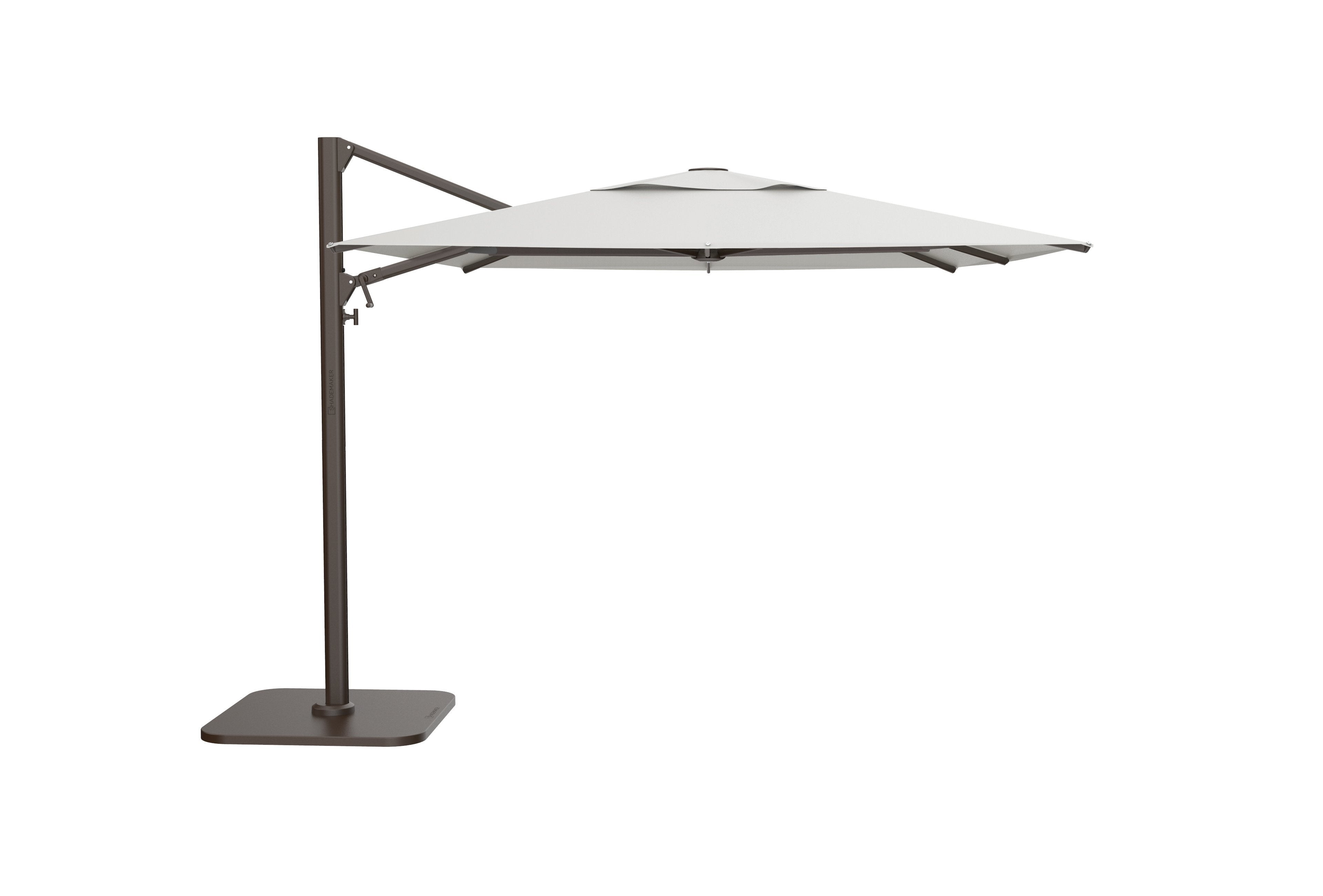 Shademaker Polaris 10' x 13' Rectangular Sidepost Umbrella 