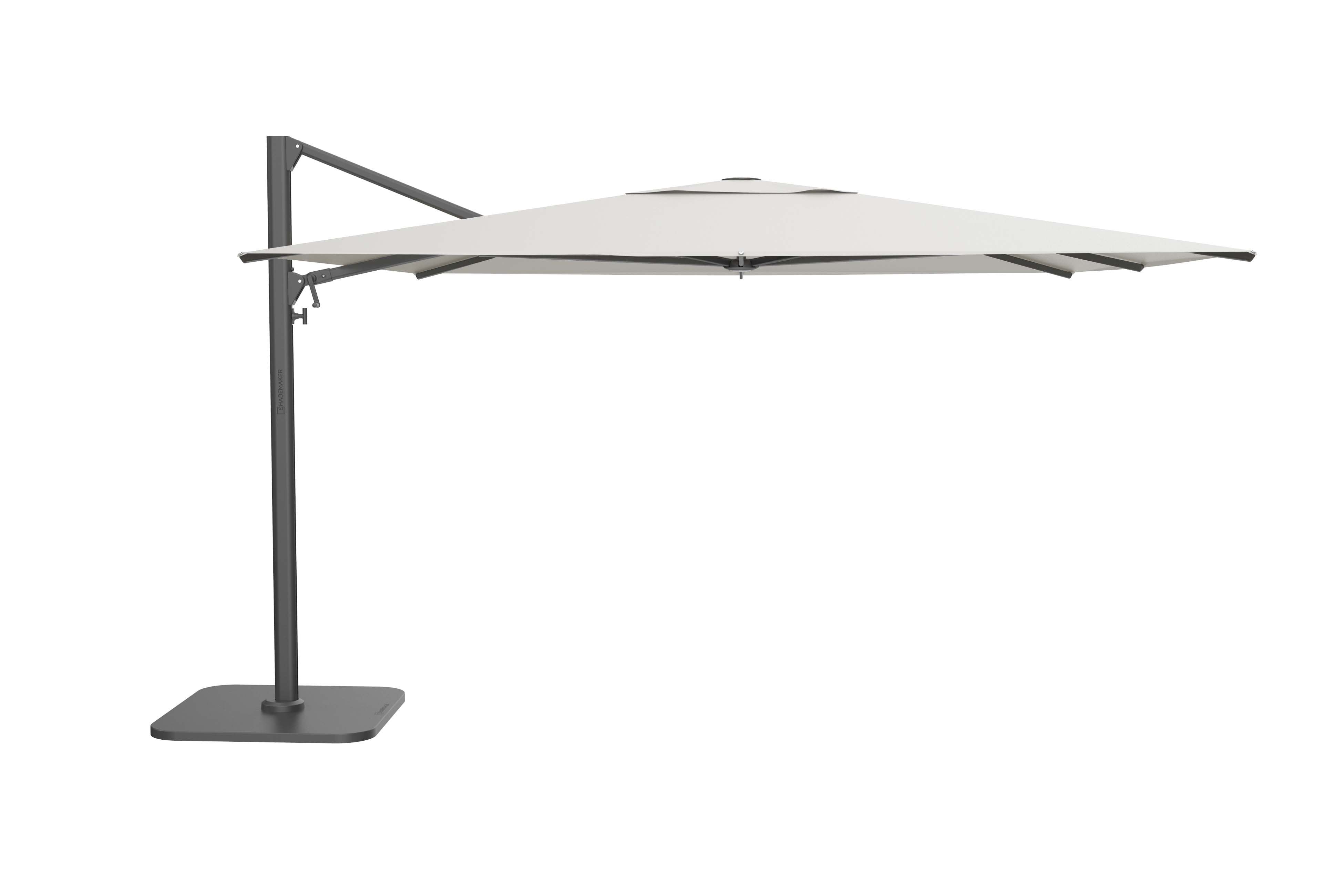 Shademaker Polaris 13' Square Sidepost Umbrella