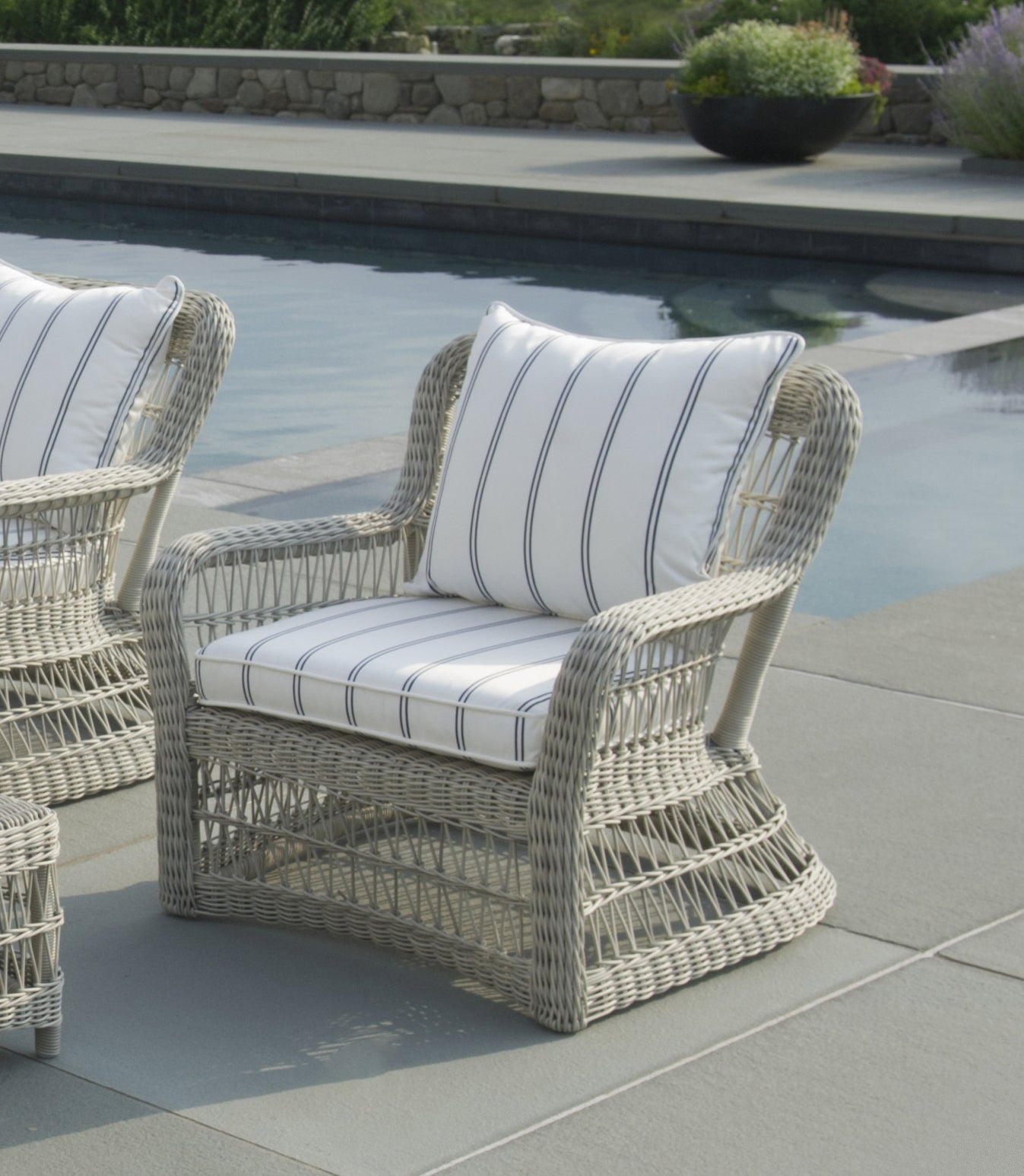 Kingsley Bate Southampton Wicker Deep Seating Lounge Chair 