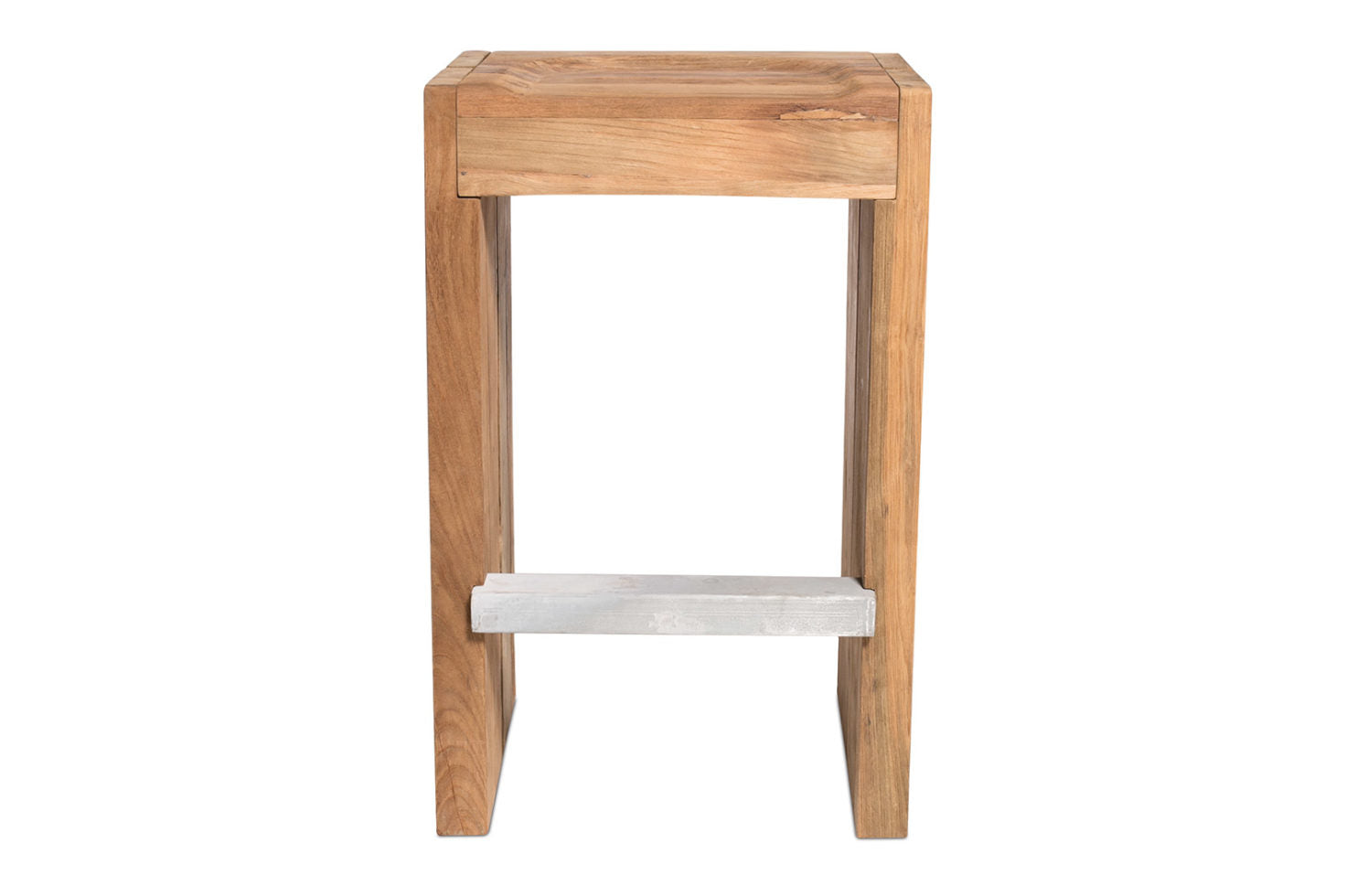 Seasonal Living Perpetual Teak Solo Bar Stool - Set of 2