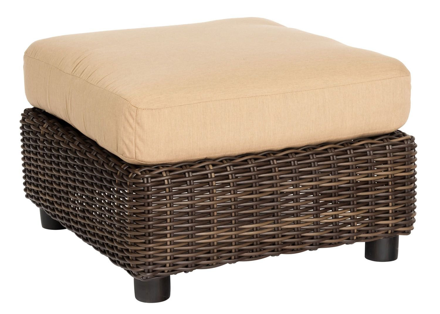 Woodard Sonoma Wicker Ottoman