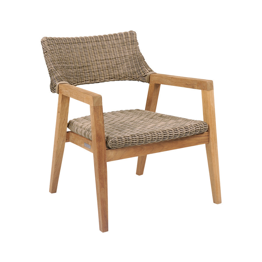 Kingsley Bate Spencer Teak/Wicker Club Chair