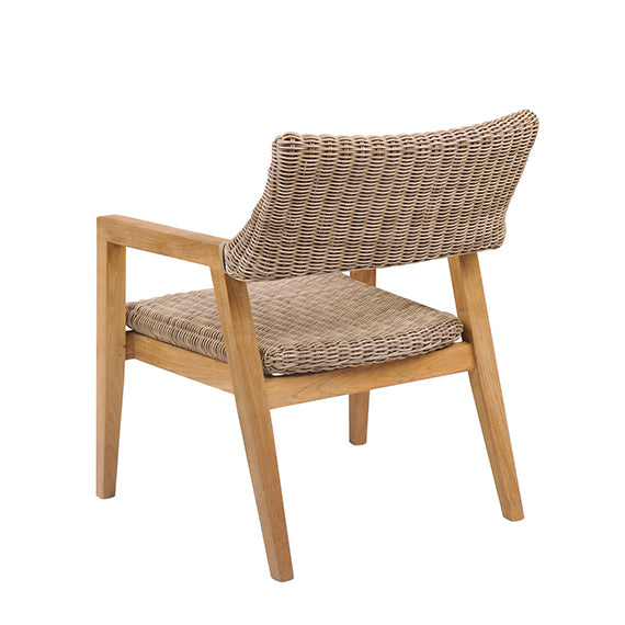 Kingsley Bate Spencer Teak/Wicker Club Chair