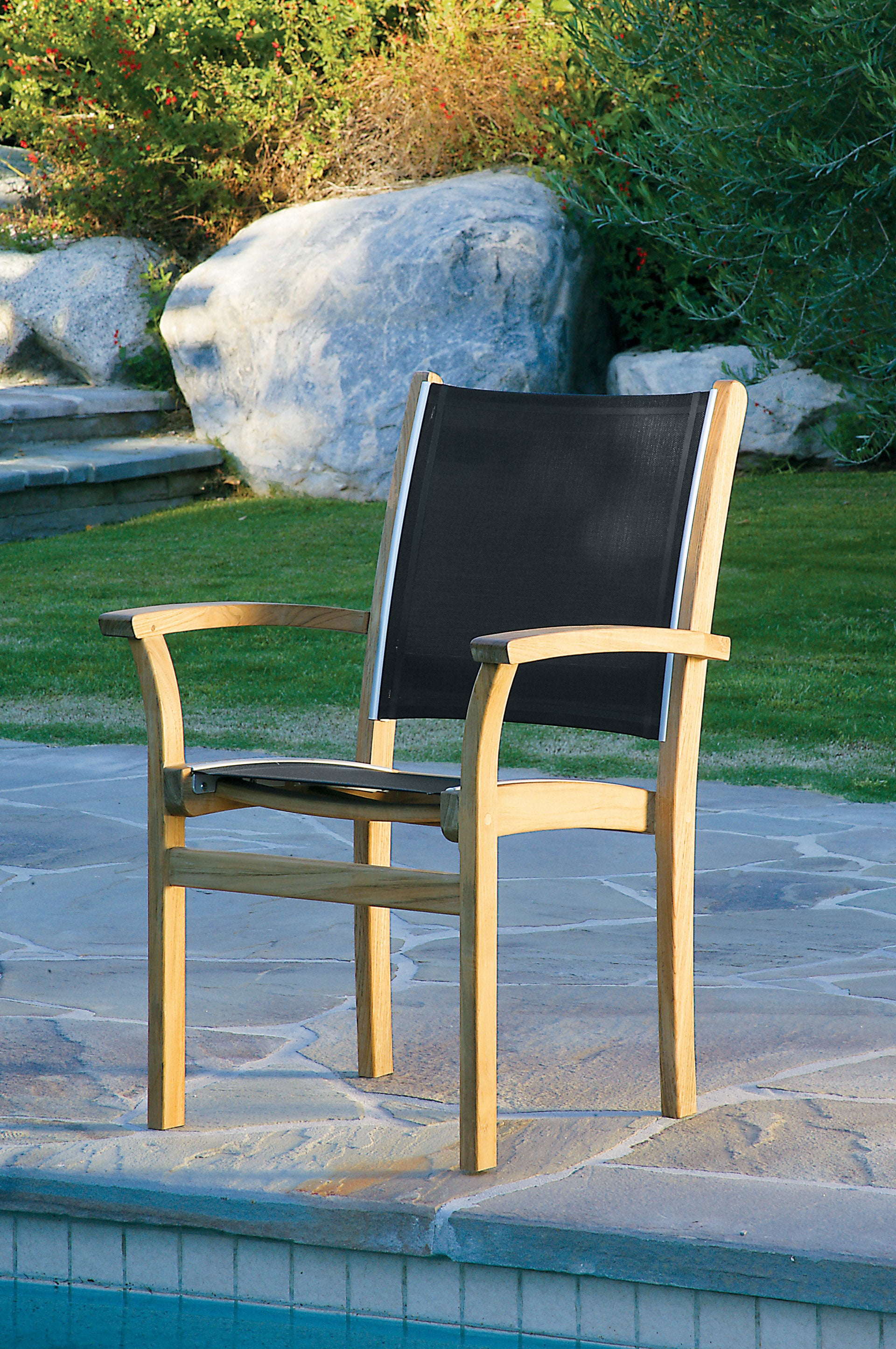 Kingsley Bate St. Tropez Teak Dining Armchair (Stacking)