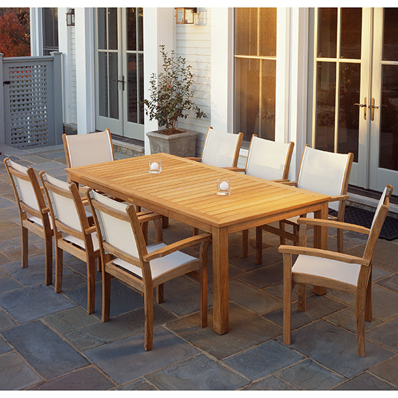 Kingsley Bate St. Tropez Teak Dining Set