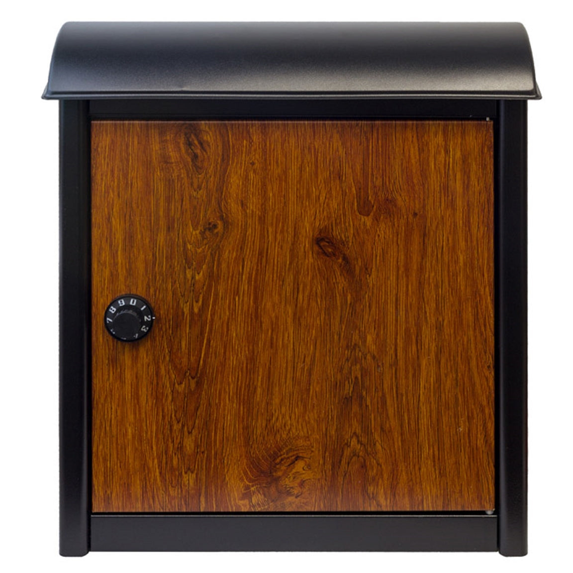 Leece Top Loading Mailbox - Wood Finish