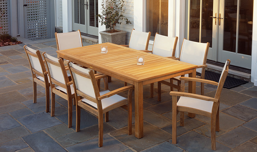 Kingsley Bate St. Tropez 9 Piece Dining Ensemble