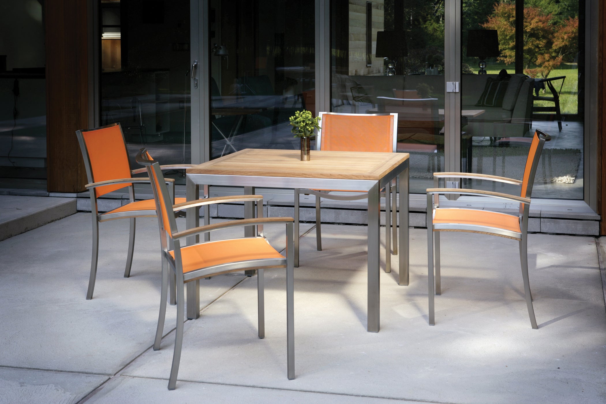 Kingsley Bate Tiburon Stainless Steel Dining Set