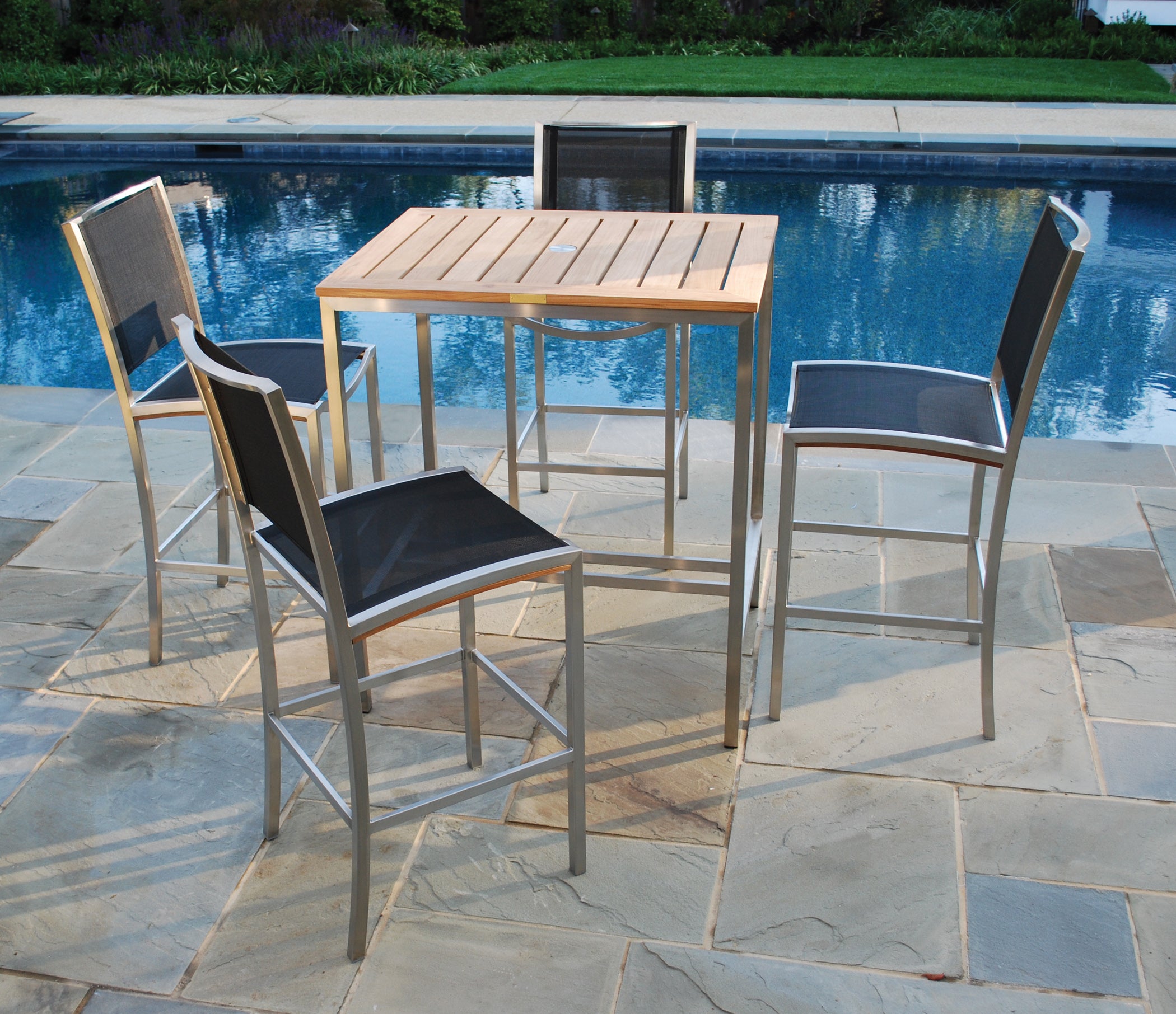 Kingsley Bate Tiburon Stainless Steel Dining Set