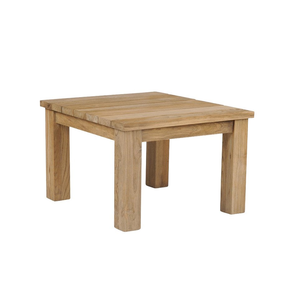 Kingsley Bate Tuscany Teak 24 Side Table in Rustic