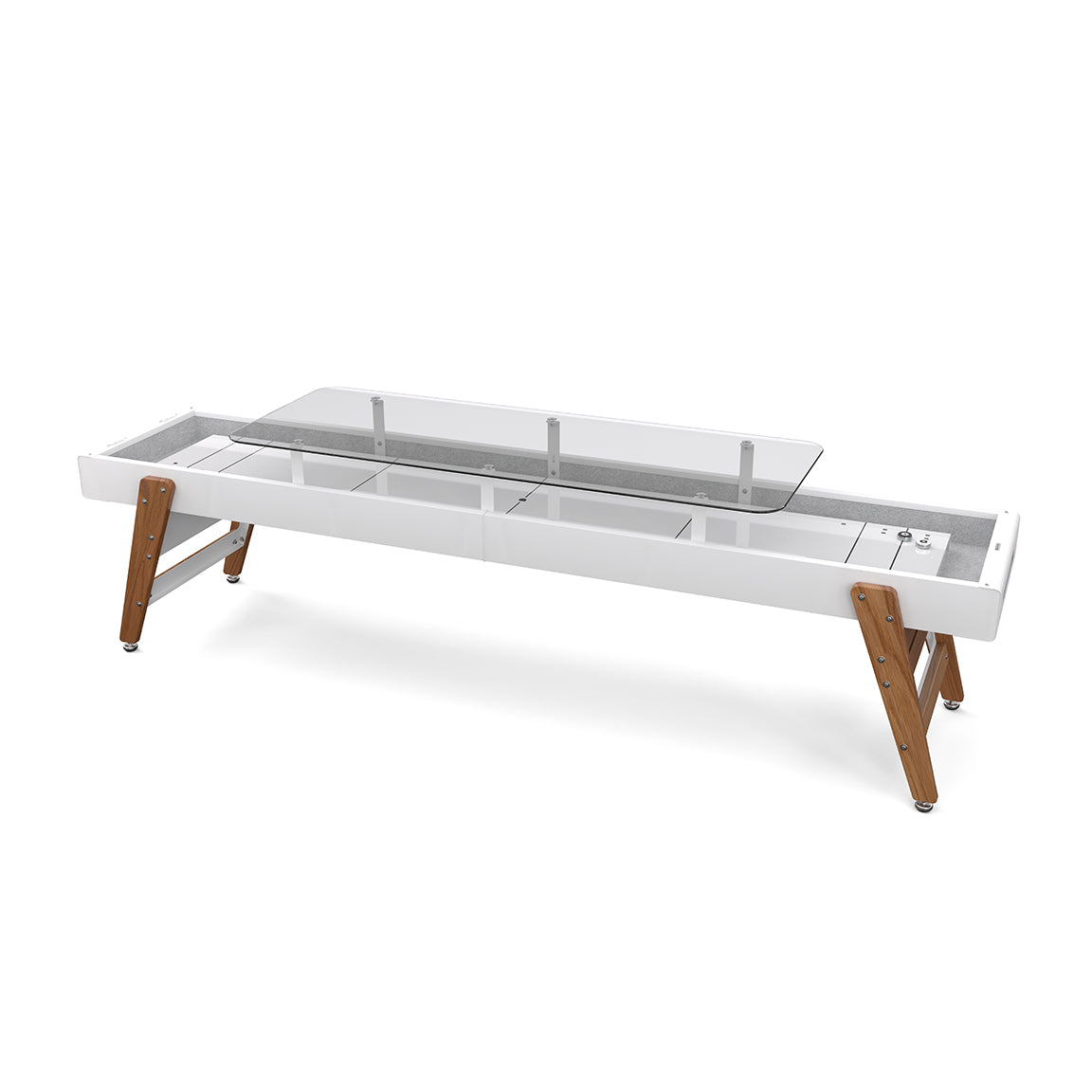 Dining Shuffleboard Table - White