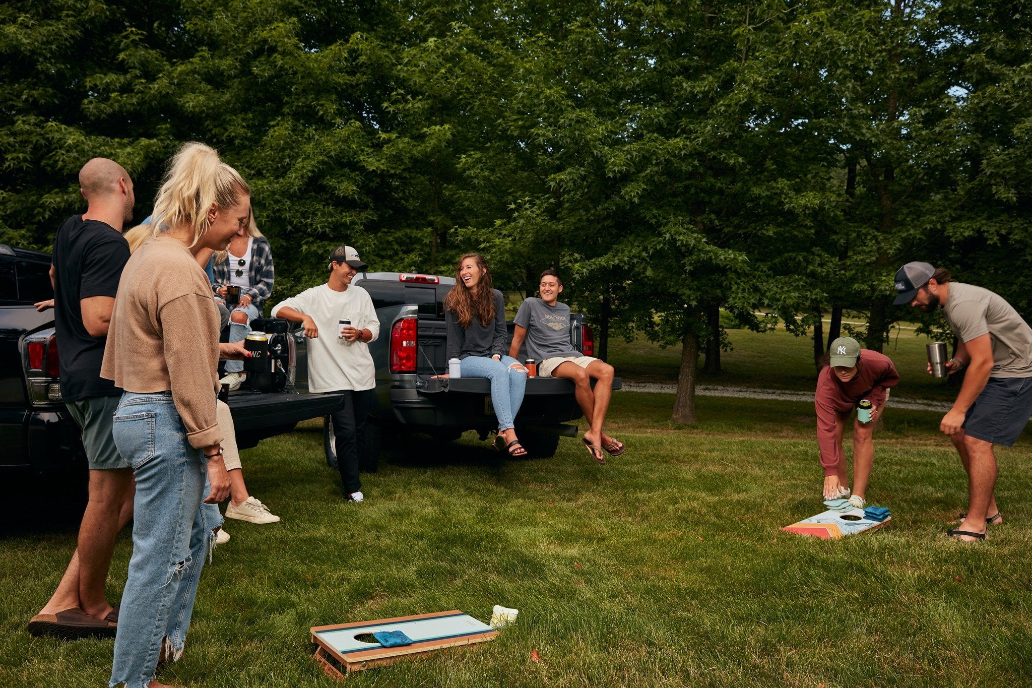 Mount Elakai 1'x2' Cornhole Board Set - Cornhole Bags Sold Separately