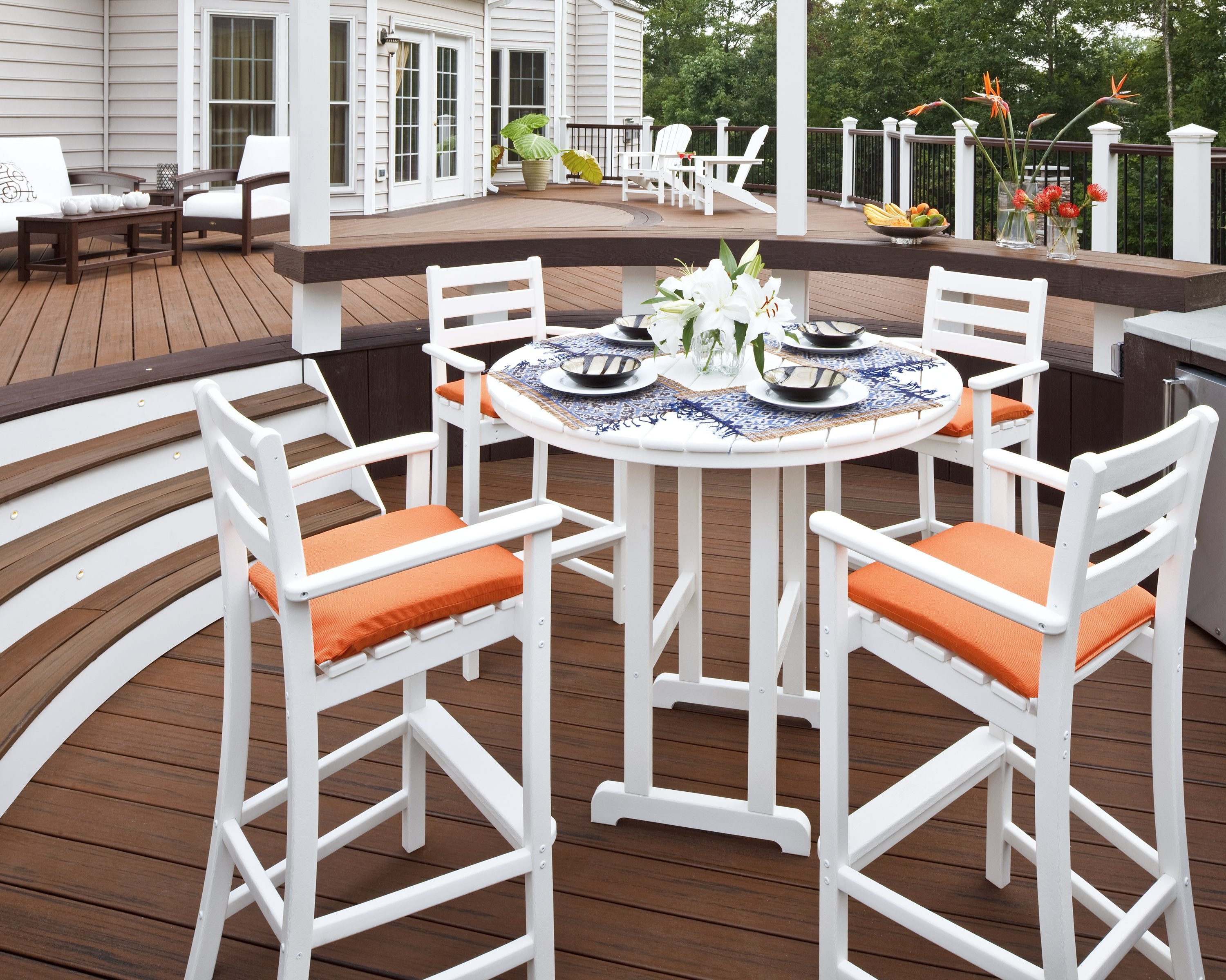 Trex® Outdoor Furniture™ Monterey Bay Round 48" Bar Table