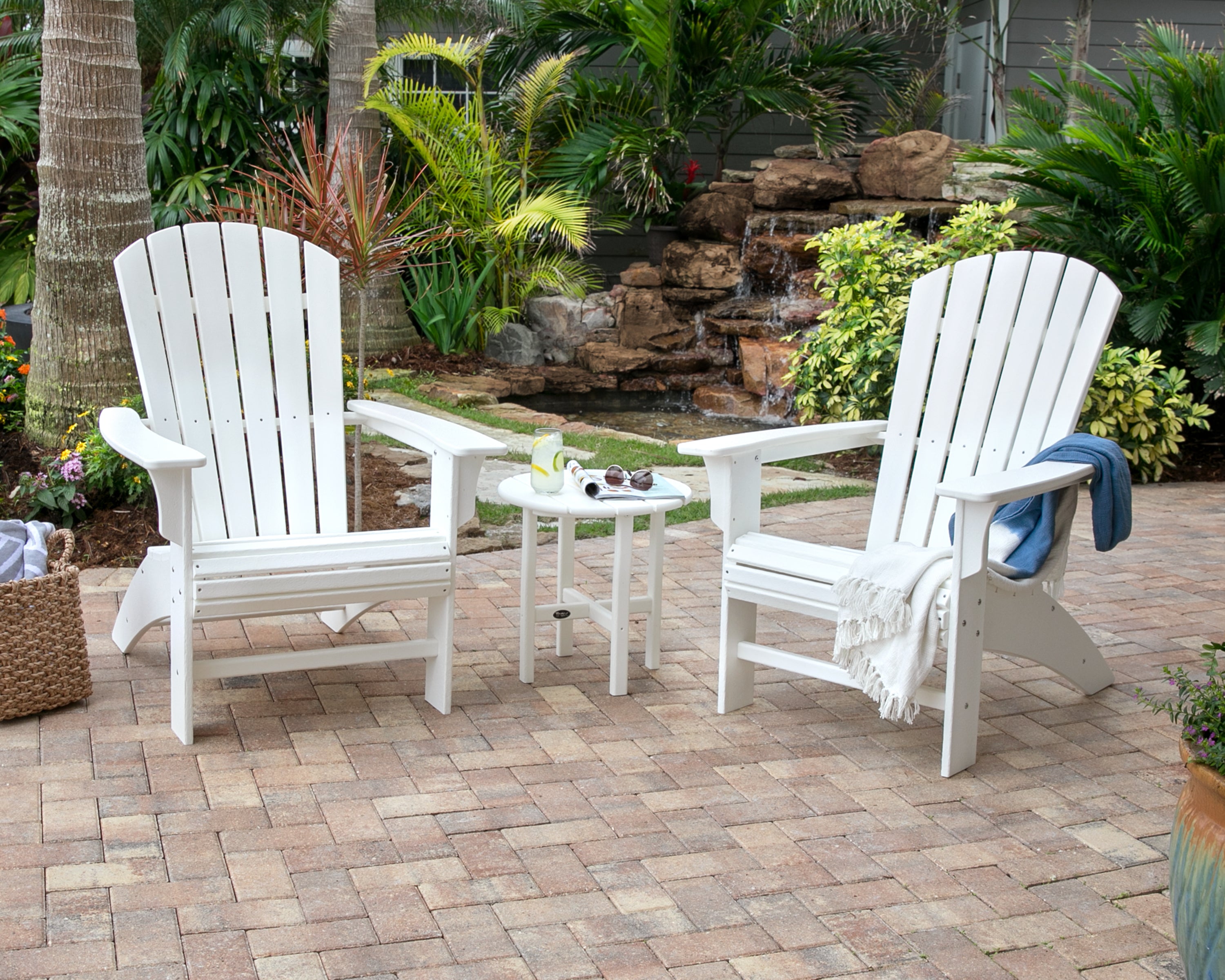 Trex® Outdoor Furniture™ Yacht Club 3-Piece Curveback Adirondack Ensemble