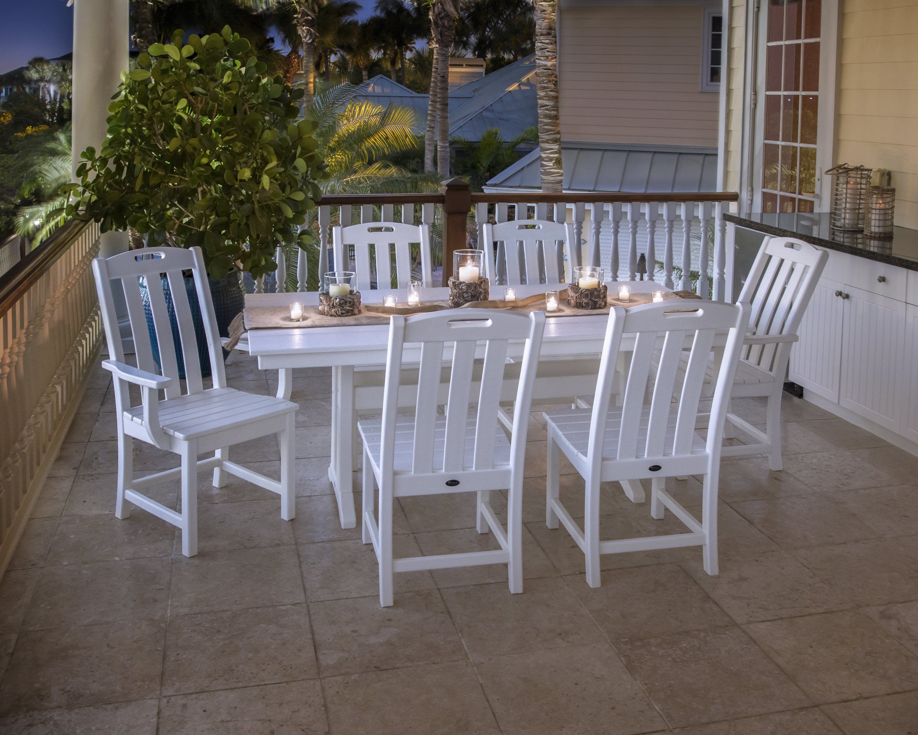 Trex® Outdoor Furniture™ Farmhouse Trestle 72" x 37" Dining Table