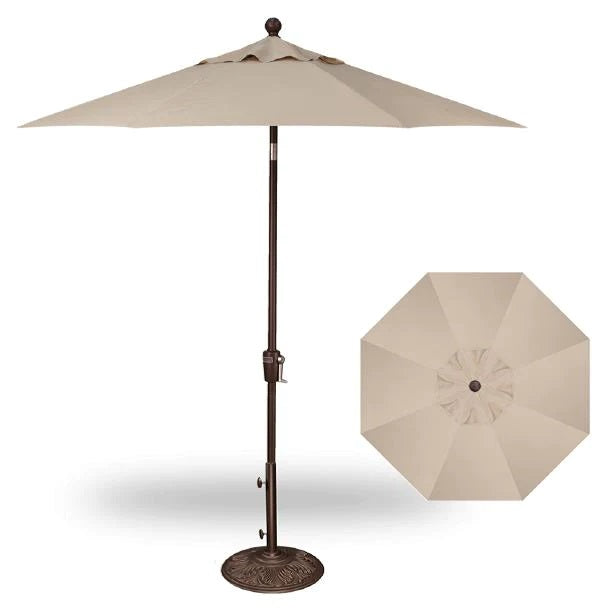 Treasure Garden 7.5' Push Button Center Post Tilt Umbrella