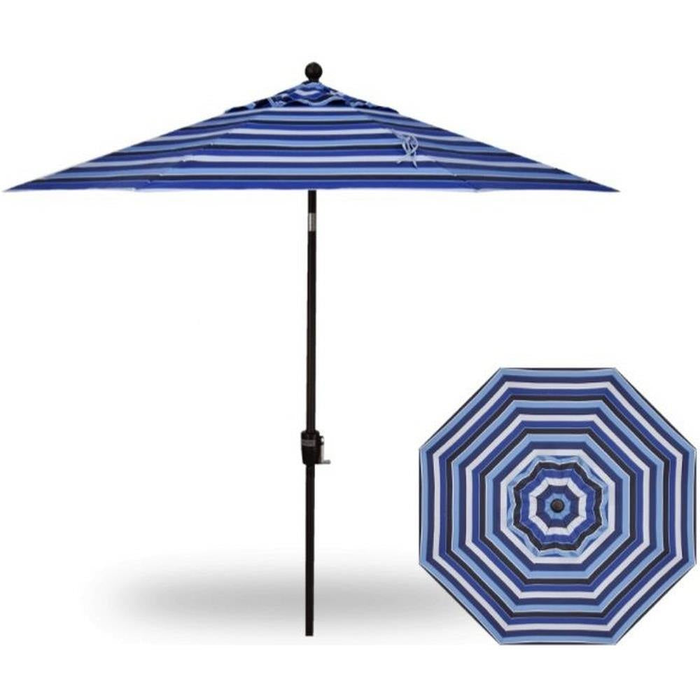 Treasure Garden 9' Push Button Tilt Center Post Umbrella