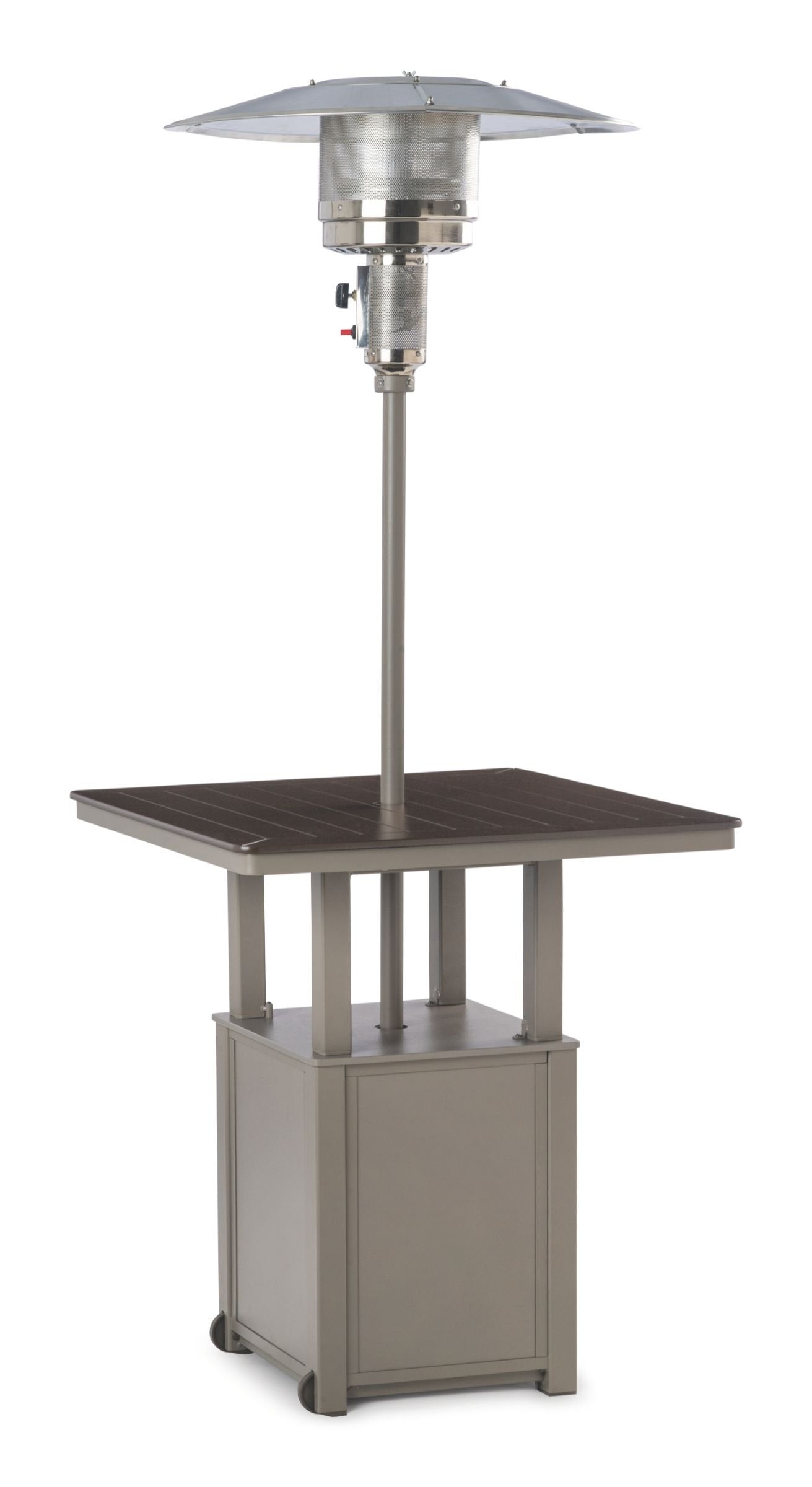 Patio Heater with MGP Slat 36" Square Table Top