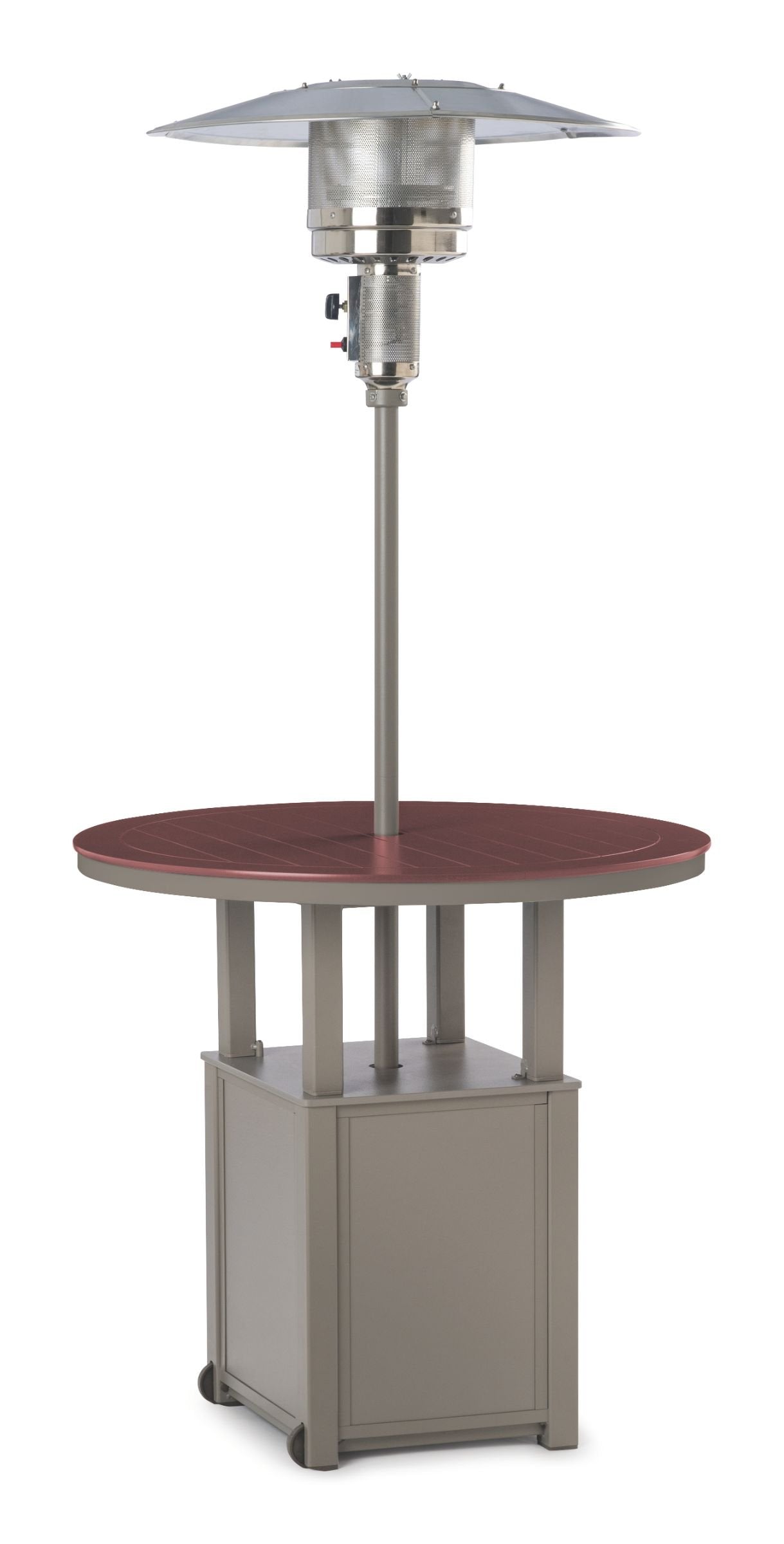 Patio Heater with MGP Slat 36" Round Table Top