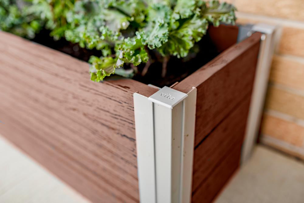 Vita Urbana 12"x24" Espresso Planter