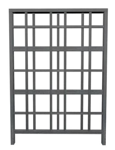 Vita Urbana 60"x84" Modern Trellis - Slate Gray