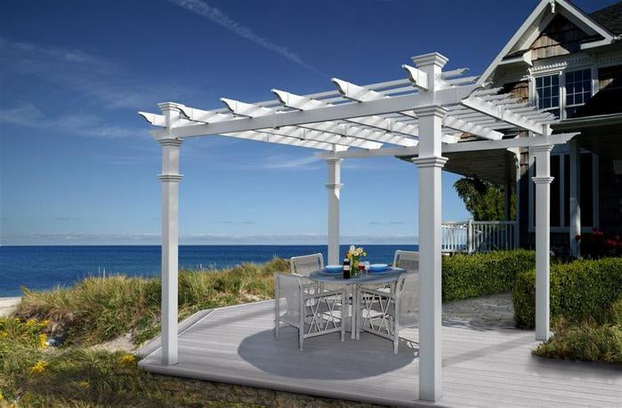 Vita 10'x10' Venetian Vinyl Pergola