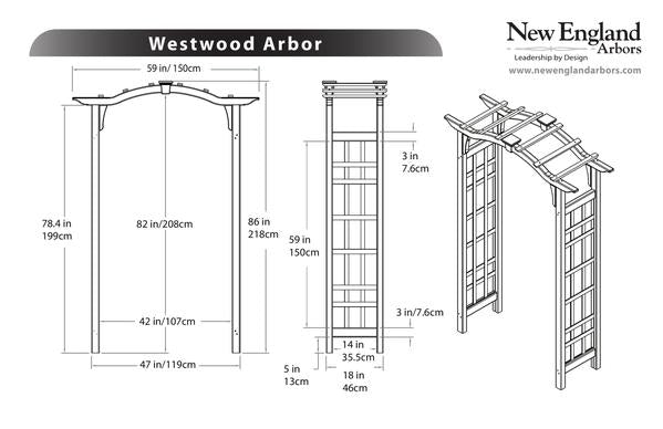 Vita Westwood Cedar Arbor