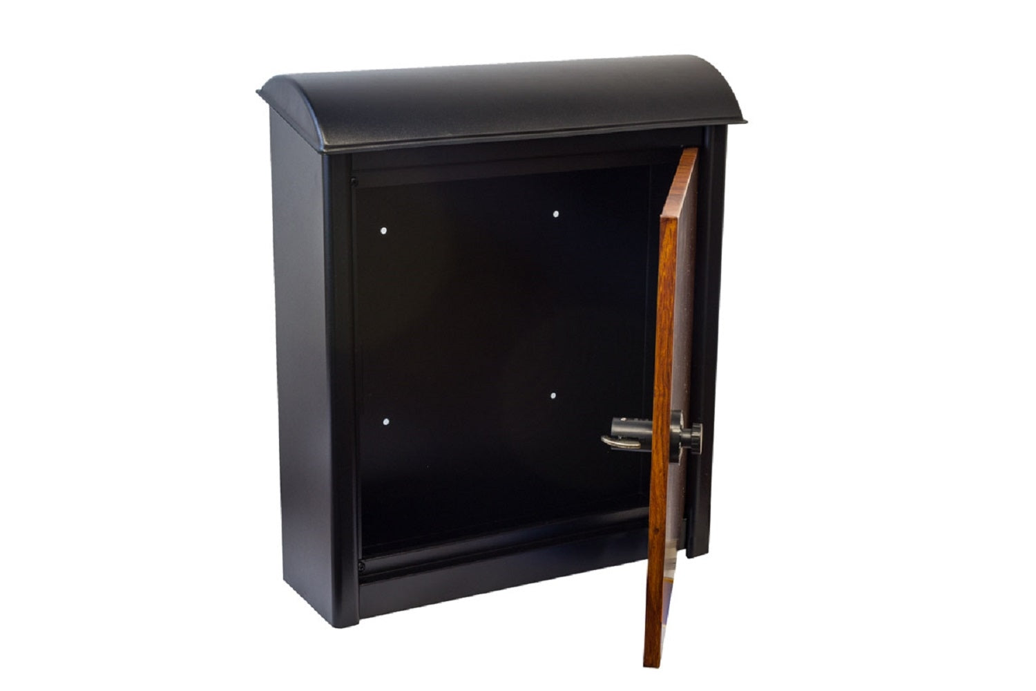 Leece Top Loading Mailbox - Wood Finish