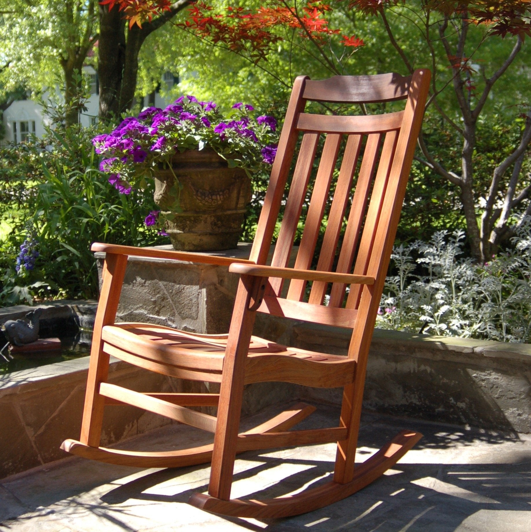 World's Finest Rocker Set of 2 + Side Table - Natural Oil