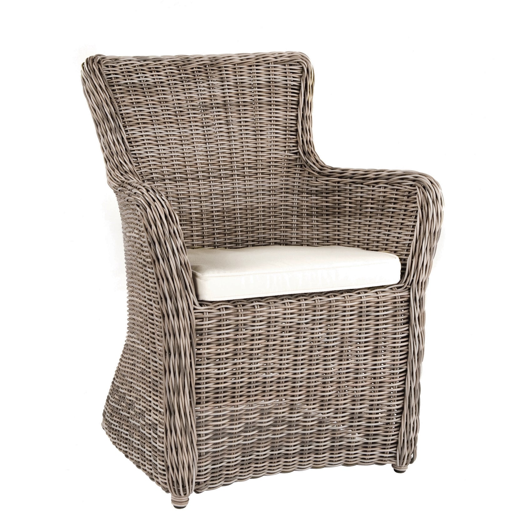 Wicker Dining Armchair