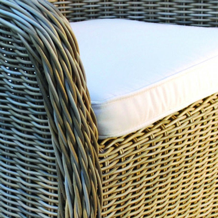 Sag Harbor Woven Dining Armchair in Driftwood