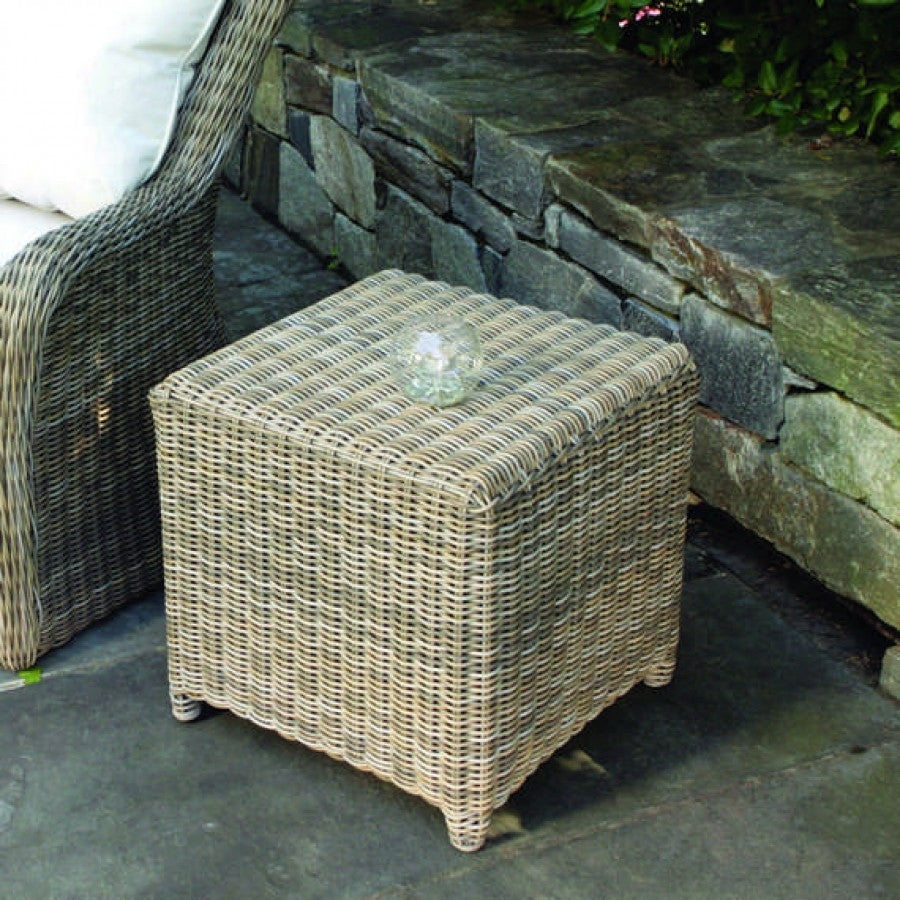 Sag Harbor Woven Square Side Table / Stool 