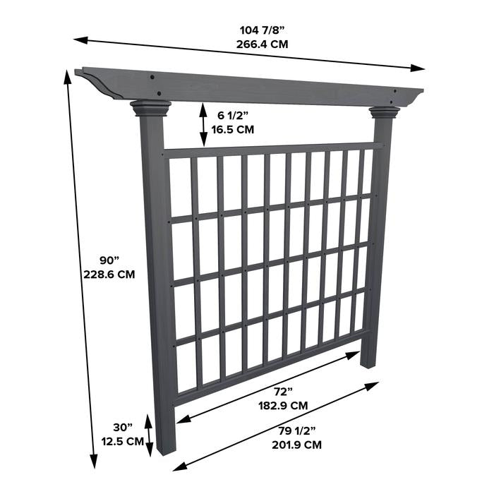 Vita Wildwood Cedar Privacy Trellis