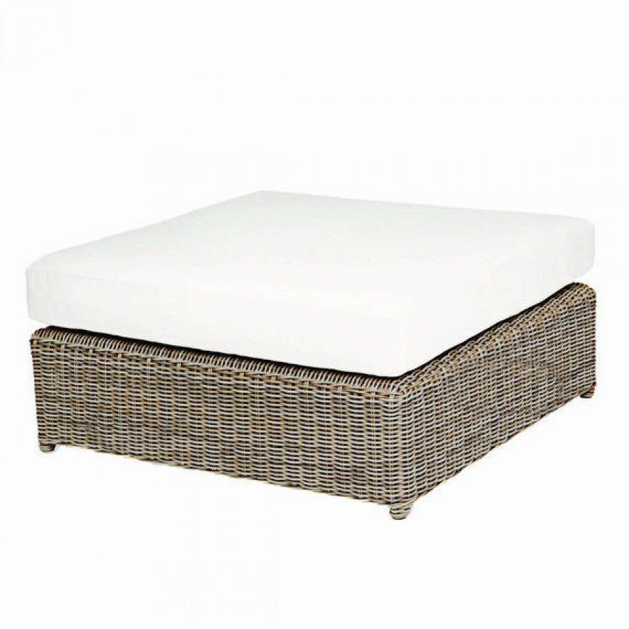 Sag Harbor Woven Square Ottoman