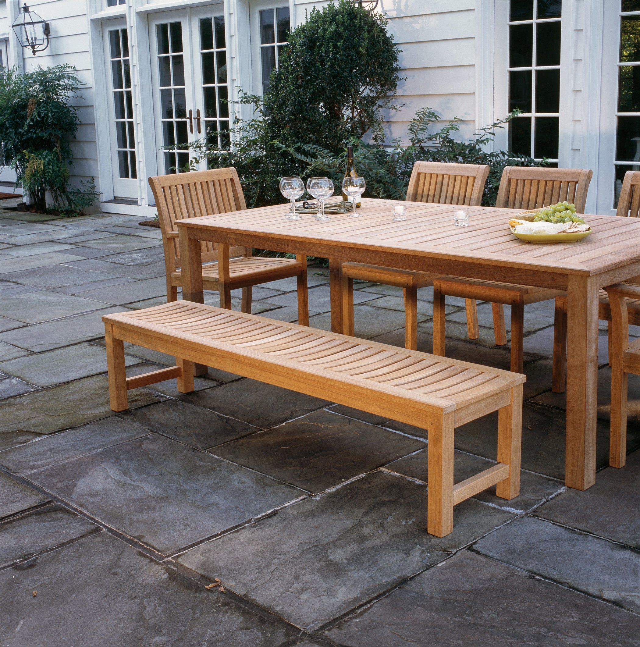 Kingsley Bate WaverleyTeak 4' Backless Bench