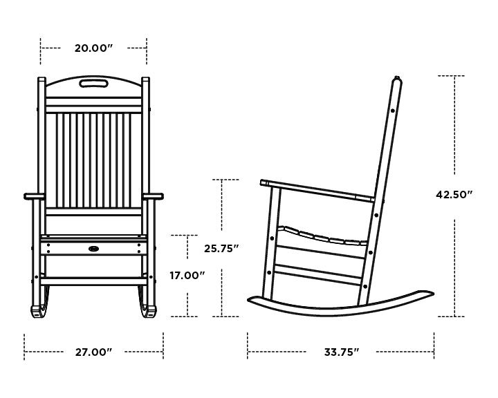 Trex® Outdoor Furniture™ Yacht Club Rocking Chair