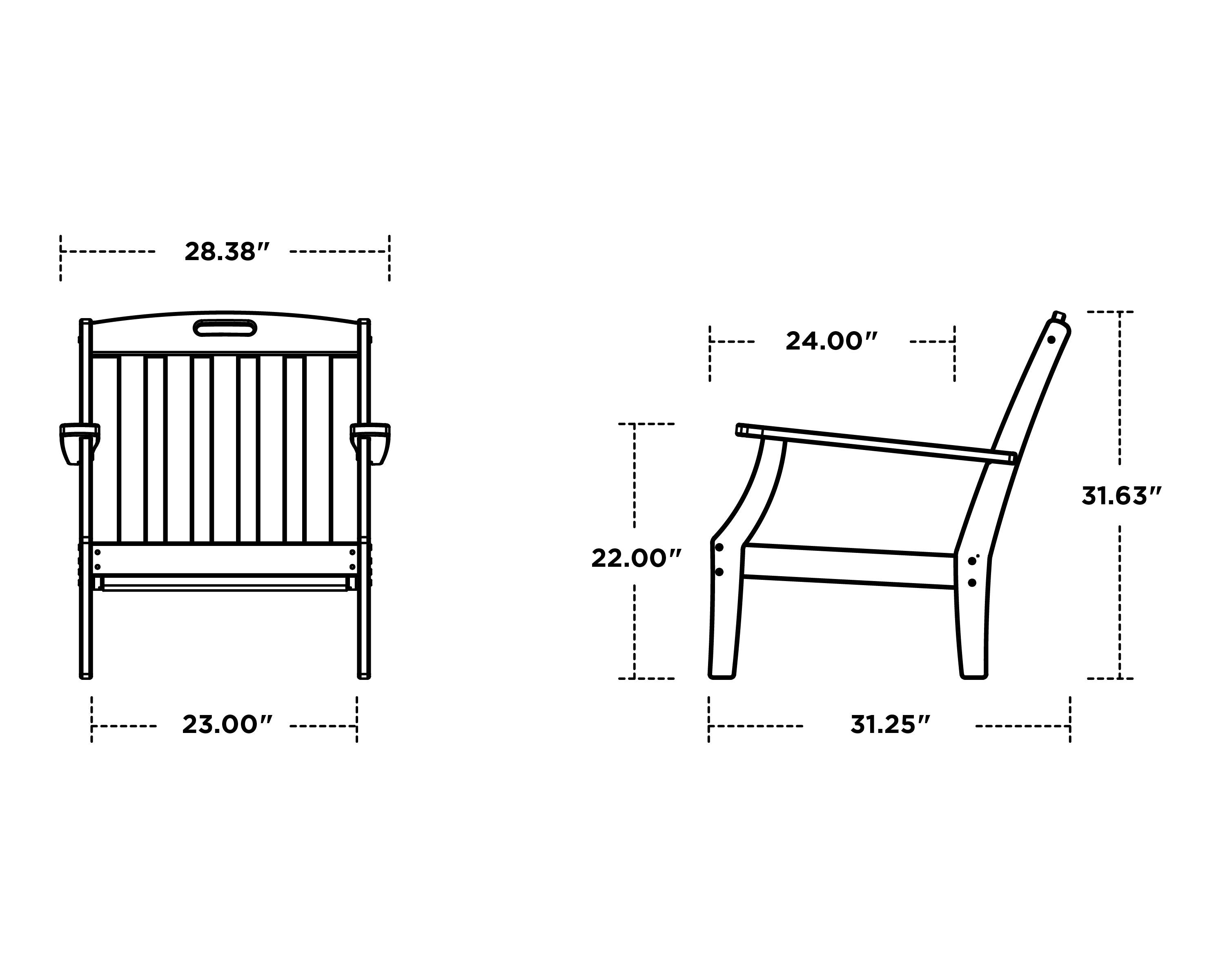 Trex® Outdoor Furniture™ Yacht Club Deep Seating Lounge Chair